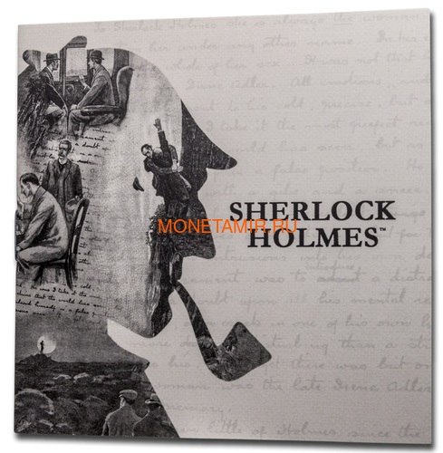 Великобритания 50 пенсов 2019 Шерлок Холмс (UK 50 pence 2019 Sherlock Holmes Proof Silver Coin).Арт.000416057339/65 (фото, вид 6)