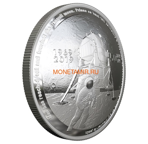  25  2019  11    50     (Canada 25$ 2019 Apollo 11 Moon Landing 50th Anniversary Silver Coin)..65 (,  1)