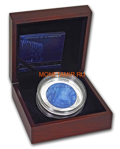   25  2020       (Solomon Isl 25$ 2020 Discovery of the New World Leif Erikson Mother of Pearl Silver Coin Proof)..002710858506/M (,  3)