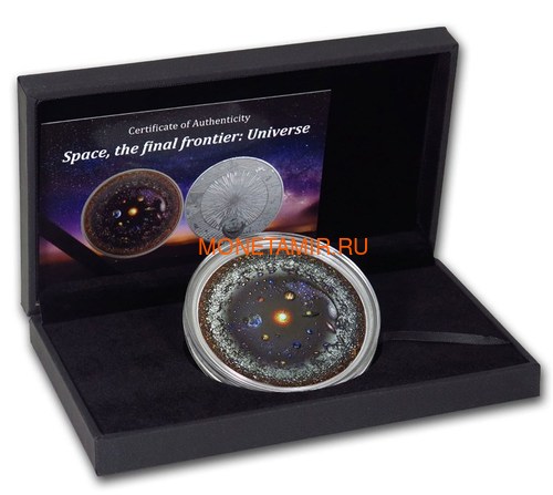 Палау 20 долларов 2019 Вселенная Космос Последний Рубеж (Palau 20$ 2019 Universe Space Final Frontier 3 Oz Silver Coin).Арт.65 (фото, вид 4)