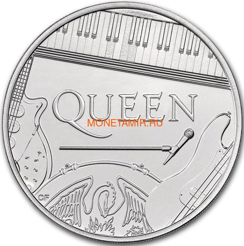  5  2020    (GB 5&#163; 2020 Queen Music Legends Brilliant Uncirculated Coin) ..65 (,  1)