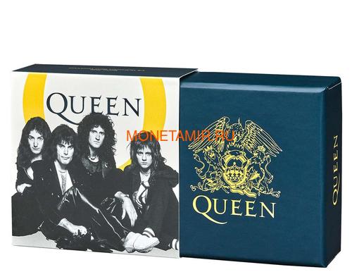 Великобритания 1 фунт 2020 Куин Легенды Музыки (GB 1&#163; 2020 Queen Music Legends Half Oz Silver Proof Coin).Арт.65 (фото, вид 5)