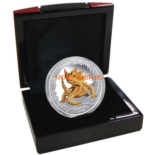  1  2014      (Tuvalu $1 2014 Thorny Devil Lizard Remarkable Reptiles 1oz Silver Proof Coin)...000274348680/60 (,  2)