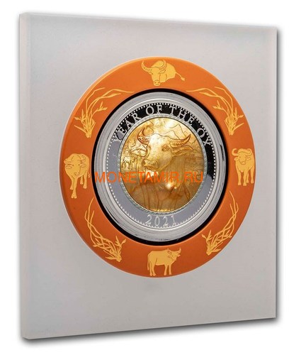   200  2021      (Cook Isl 2021 200$ Year of the Ox Mother of Pearl 5Oz Gold Coin Proof)..65 (,  2)