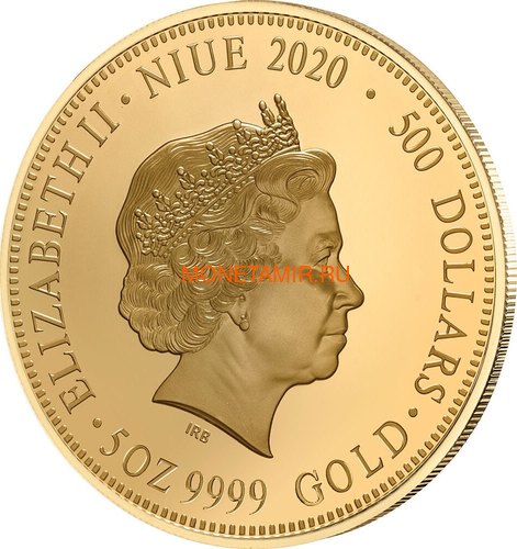  500  2020   (Niue 2020 $500 Red-Back Spider Coloured 150th Anniversary 5oz Gold Proof Coin)..90 (,  1)