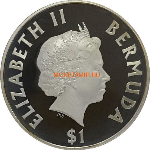  1  2000     (Bermuda 1$ 2000 Tall Ships Silver Coin)..000271237223/60 (,  1)