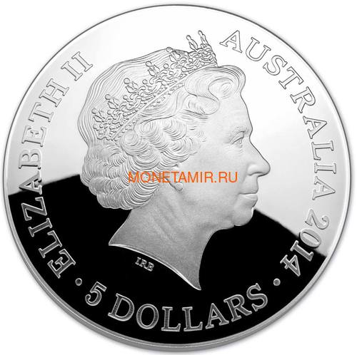  5  2014      (Australia 5$ 2014 Southern Sky Orion Domed 1oz Silver Coin)..60 (,  2)