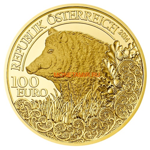  100  2013-2018            6  (Austria 100E Wildlife in our Sights Gold Coin Set)..92 (,  5)