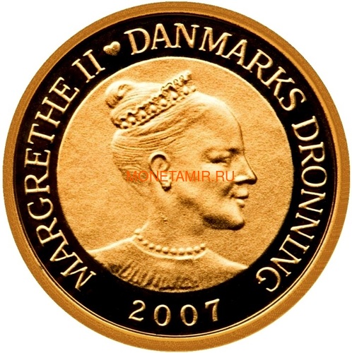  1000  2007      (Denmark 1000 Kroner 2007 International Polar Year Polar Bear Gold Coin)..30498K0,55G/E92 (,  1)