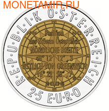 Австрия 25 евро 2006. &quot;Европейская спутниковая навигация&quot;. (фото, вид 1)