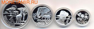 Южная Африка 85 центов 2011 Животные Парка Мира Набор 4 монеты (South Africa 85c 2011 Peace Parks Great Limpopo 4 coin Prestige Set).Арт.002496634917/60 (фото, вид 2)