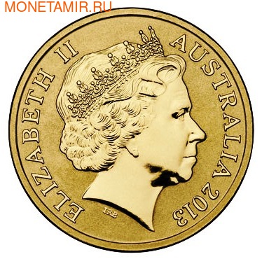 Австралия 1 доллар 2013. Тюлень Уэдделла (фото, вид 2)