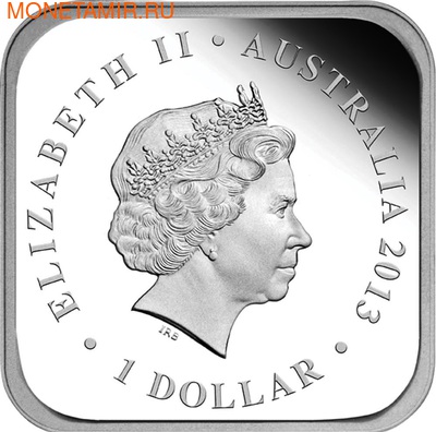 Австралия 1 доллар 2013. Времена года - осень. Опоссум. (фото, вид 2)
