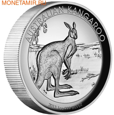 Австралия 1 доллар 2013. Кенгуру (фото, вид 1)