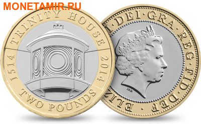 Великобритания Полный Годовой Набор 2014 (The 2014 UK Brilliant Uncirculated Annual Coin Set).Арт.60 (фото, вид 2)