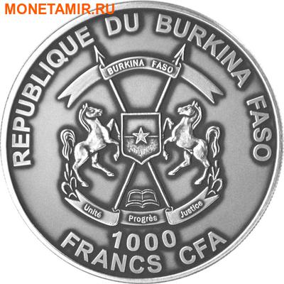   1000  2014     (Burkina Faso 1000FCFA 2014 Big 5 Lion 1 oz Silver Coin)..000626249801 (,  1)