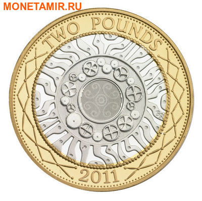 Великобритания 15,38 фунтов 2011.Эксклюзивный годовой набор 14 монет.(2011 UK Executive Proof Set in Presentation Box). (фото, вид 3)
