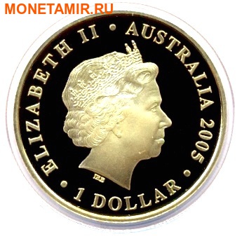 Австралия и Новая Зеландия 2х1 доллар 2005.Кенгуру и Киви.Арт.000034231220/60 (фото, вид 2)