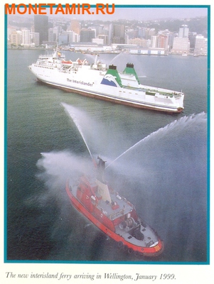 Новая Зеландия 5 долларов 1999.Веллингтон – Гавань.Корабль.(буклет).Арт.60 (фото, вид 5)