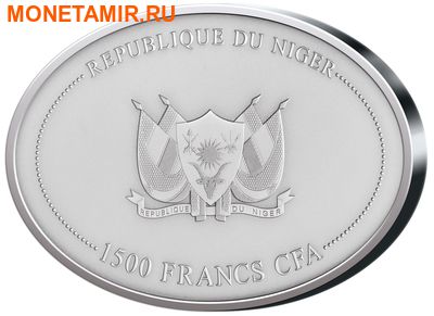 Нигер 1500 франков 2015.Мамонт.Арт.000734151096/60 (фото, вид 1)