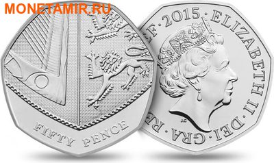 Великобритания набор монет 2015 - Новый портрет Королевы.Арт.60 (фото, вид 2)