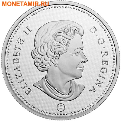 Канада 10 центов 2016.Шхуна Блюноуз серия Большие монеты.Арт.60 (фото, вид 1)