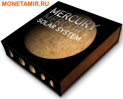 Ниуэ 1 доллар 2016.Метеорит Меркурий II.Солнечная система NWA 7325/8409.Арт.60 (фото, вид 3)
