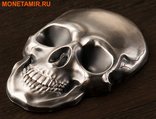  5  2016  (Palau 5$ 2016 Skull 1 oz Silver Coin)..100 (,  1)
