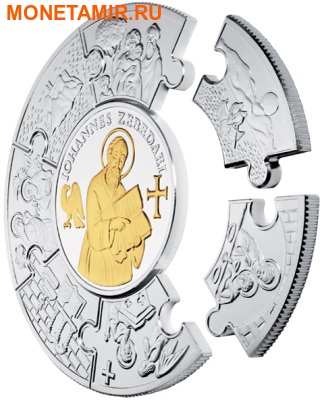 Либерия 30 долларов 2011 Апостол Иоанн (Пазл).Арт.002357744475/60 (фото, вид 1)