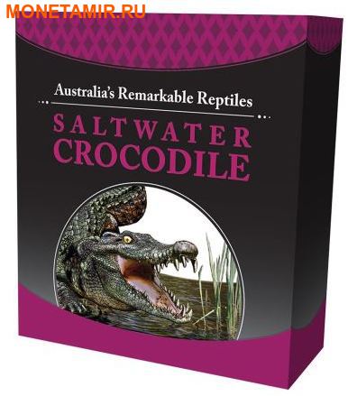  1  2017     (Tuvalu 1$ 2017 Remarkable Reptile Saltwater Crocodile 1 oz Silver Coin)..000399654000/60 (,  4)