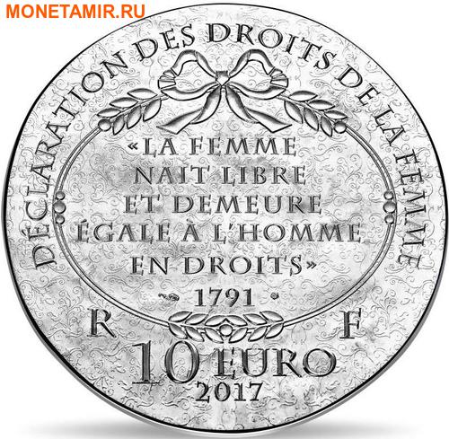 Франция 10 евро 2017 Олимпия де Гуж серия Женщины Франции.Арт.60 (фото, вид 1)