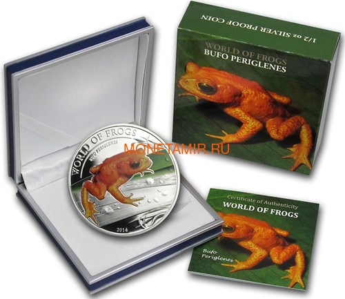  2  2014      (Palau 2$ 2014 Bufo Periglenes World of Frogs)..000226048907/60 (,  2)