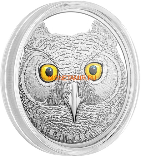  15  2017   (Canada 15$ 2017 Glow-In-The-Dark Coin Great Horned Owl)..60 (,  2)