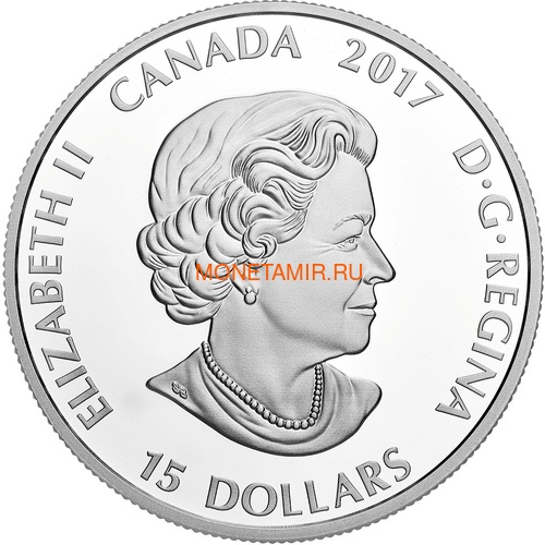  15  2017   (Canada 15$ 2017 Glow-In-The-Dark Coin Great Horned Owl)..60 (,  3)