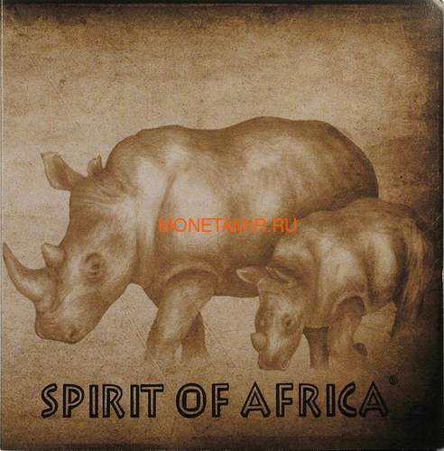   51000  2017      () Burkina Faso 51000 francs 2017 African Rhinos  the Spirit of Africa Set..60 (,  7)