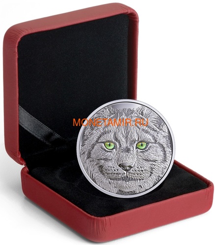 Канада 15 долларов 2017 Рысь (Canada 15$ 2017 Glow-In-The-Dark Coin Lynx).Арт.60 (фото, вид 3)