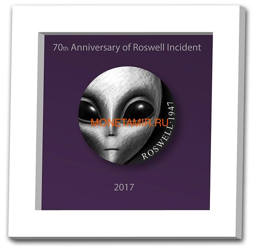 3000  2017    (Cameroun 3000FCFA 2017 70Y Roswell UFO Incident)..60 (,  2)