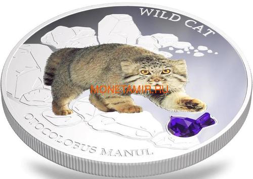Фиджи 2 доллара 2013 Манул - Дикая кошка серия Собаки и Кошки (Fiji 2$ 2013 Wild Cat Otocolobus Manul Dogs and Cats).Арт.000405649004/60 (фото, вид 2)