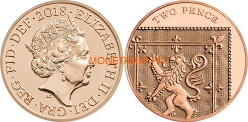 Великобритания Полный годовой набор 2018 (The 2018 UK Brilliant Uncirculated Annual Coin Set).Арт.60 (фото, вид 13)