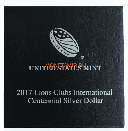 Соединенные Штаты Америки 1 доллар 2017 Международный Клуб Львов (2017 US 1$ Lions Club International Centennial Proof).Арт.000370153838/60 (фото, вид 3)