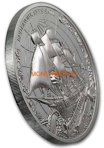   35  2018    3  (Cook Isl. 3x5$ 2018 Captain Cook 3 coin Set Ship Ultra High Relief 1oz Silver Proof)..60 (,  2)