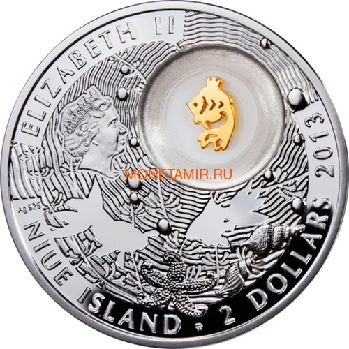  2  2013      (Niue 2$ 2013 Lucky Coin Gold Fish)..000330349057/60 (,  1)