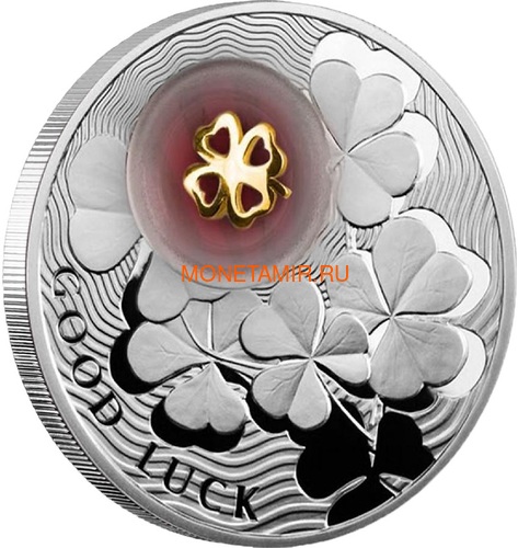 Ниуэ 2 доллара 2012 Клевер Монеты на Удачу (Niue 2$ 2012 Lucky Coin Clover).Арт.000330349049/60 (фото, вид 1)