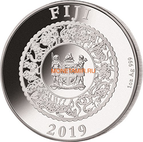  10  2019      (Fiji 10$ 2019 Lunar Pig Pearl)..60 (,  2)