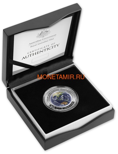  5  2018       (Australia 2018 $5 The Earth and Beyond the Earth Silv Proof Domed Coin)..92 (,  3)