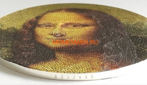  20  2018          (Palau 20$ 2018 Mona Lisa Leonardo Da Vinci Great Micromosaic Passion)..70 (,  1)