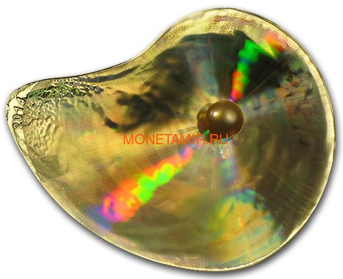  25  2014       2  (Palau 2x5$ 2015 Oyster Hyriopsis Cumingii Sea Treasures Pearl Set 2x1Oz).. (,  3)