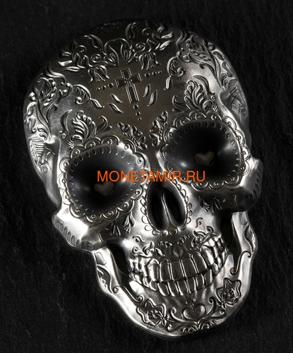  5  2018   (Palau 5$ 2018 La Catrina Skull 1oz Silver)..69 (,  4)