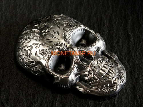  5  2018   (Palau 5$ 2018 La Catrina Skull 1oz Silver)..69 (,  5)