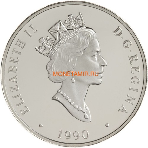  20  1990        (Canada 20$ 1990 Aviation Series Avro Lancaster John Emilius Fauquier 1oz Silver Coin)..68 (,  1)
